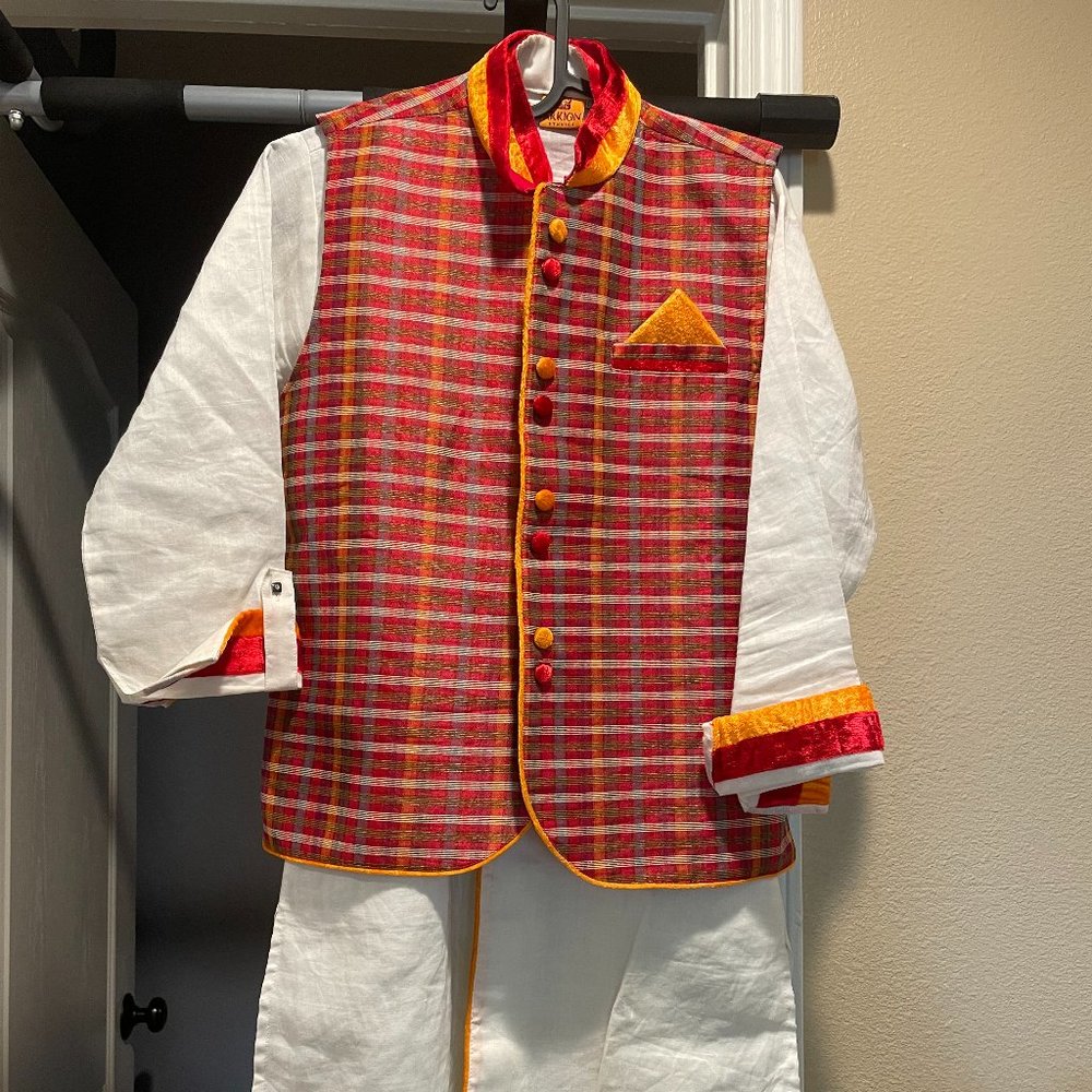 Boys Indian outfit with vest